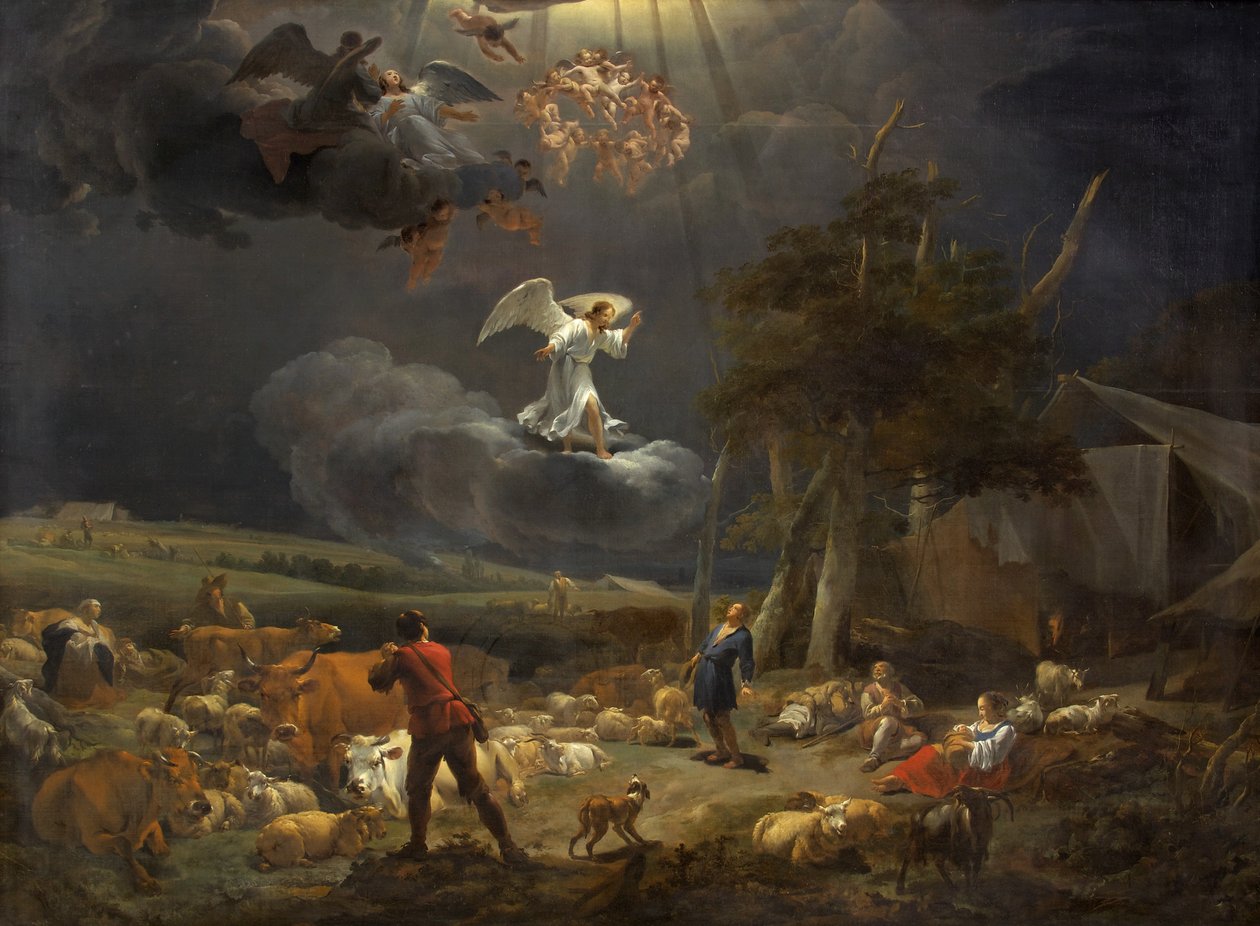 Die Verkündigung an die Hirten von Nicolaes Pietersz. Berchem