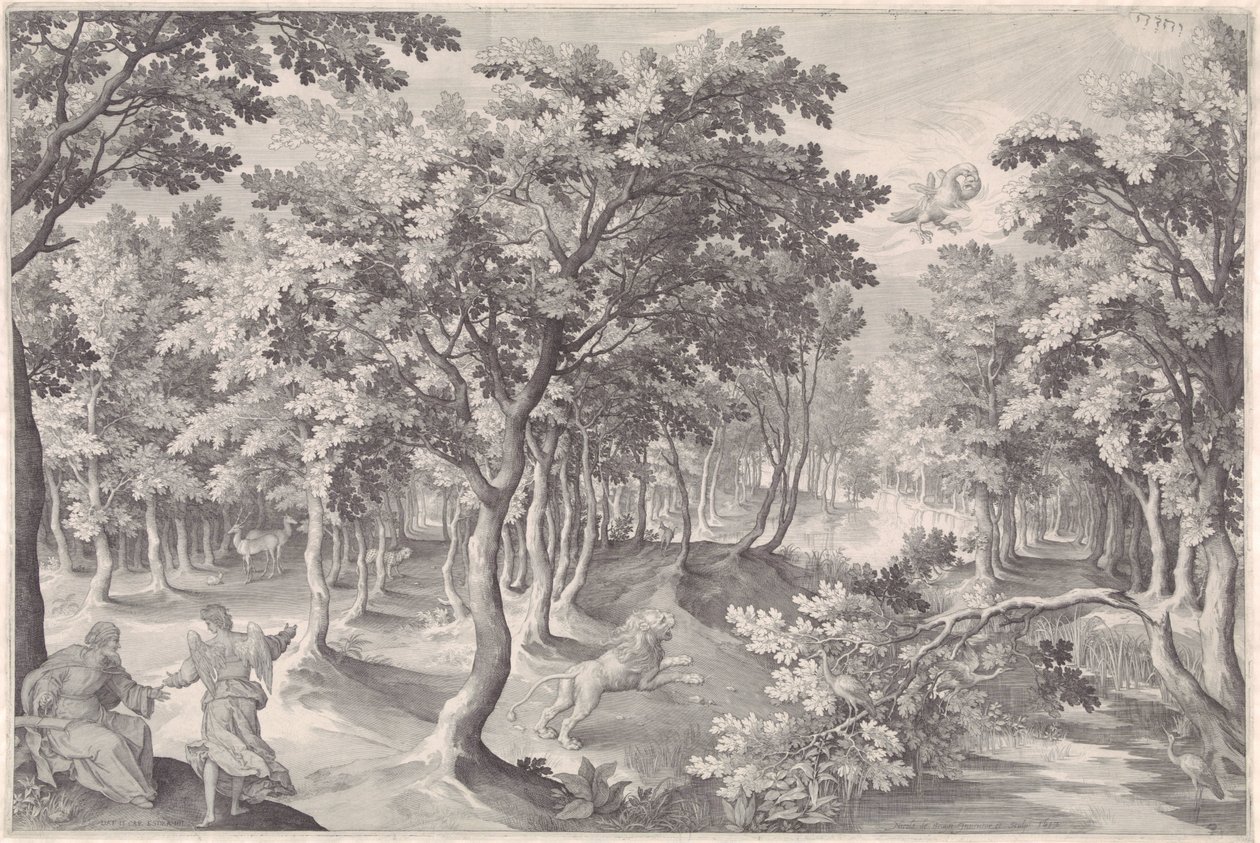 Fünftes Gesicht von Ezra von Nicolaes de Bruyn