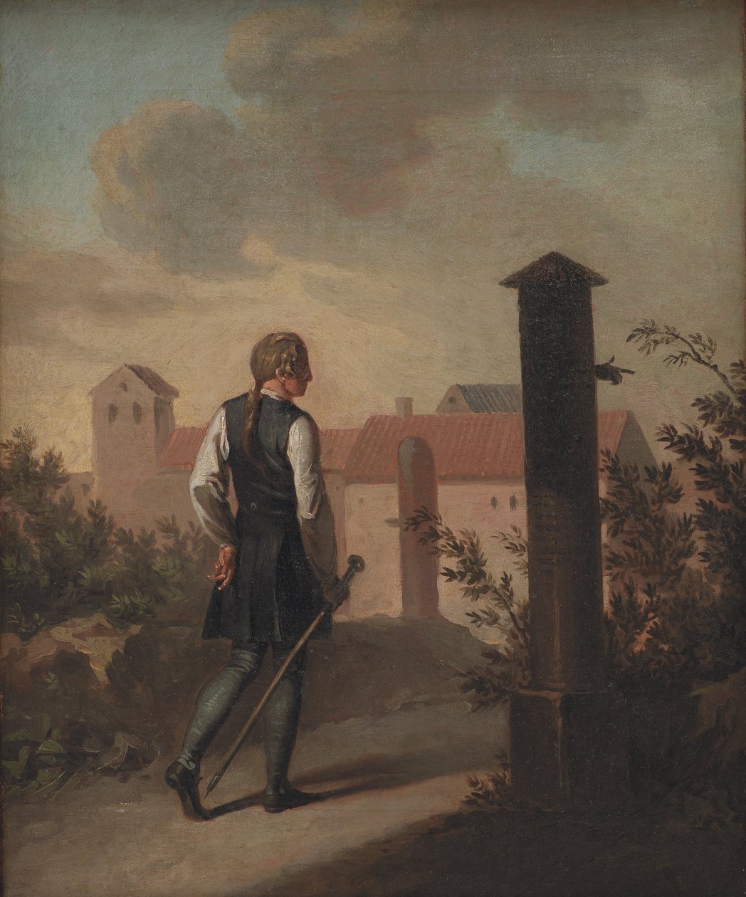 Niels Klim in Potu von Nicolai Abildgaard