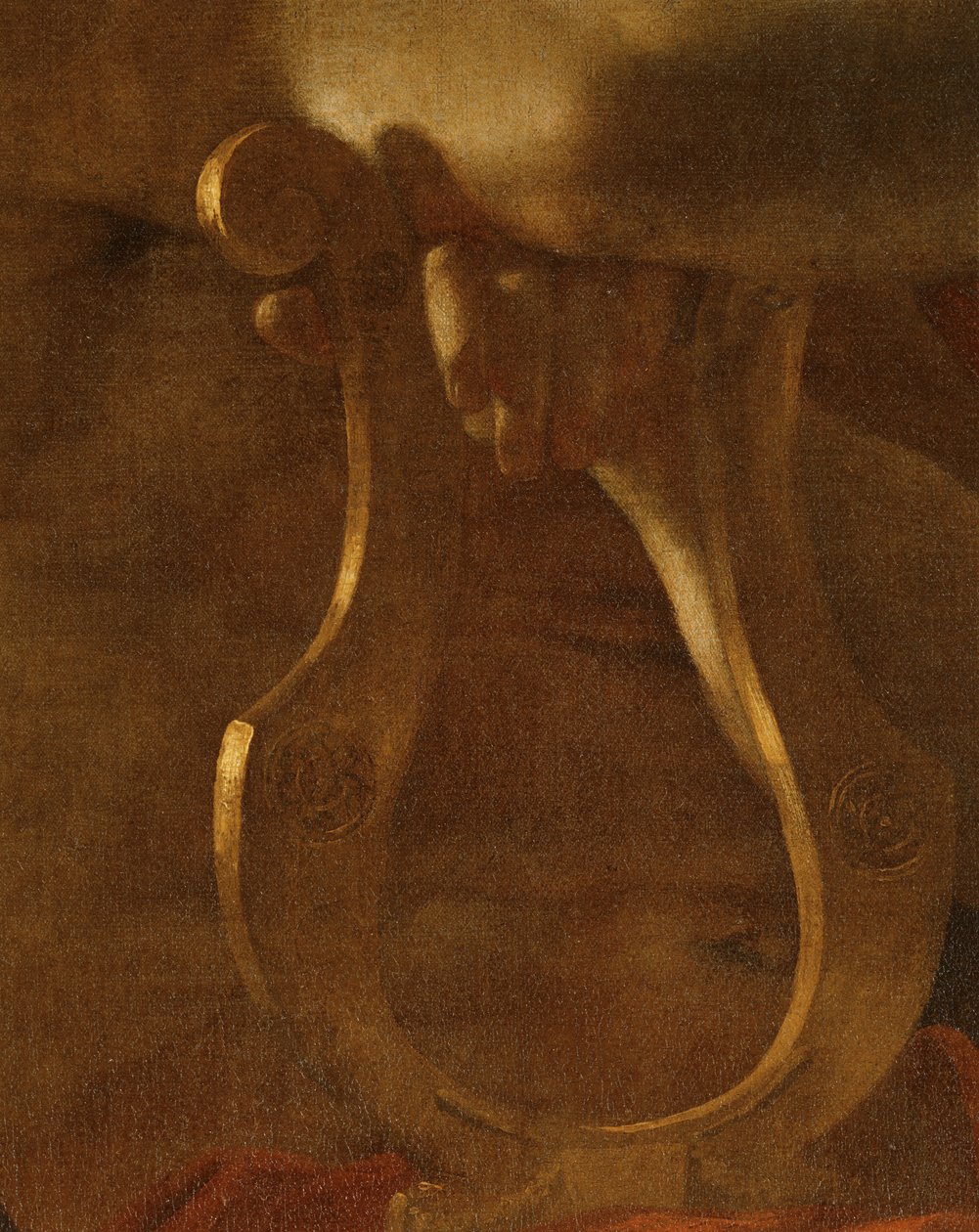 Die Inspiration des Dichters von Nicolas (attr.to) Poussin