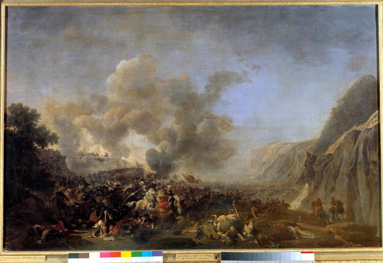 Ägyptische Expedition (1798-1801): Schlacht von Nazareth, 8. April 1799 von Nicolas Antoine Taunay