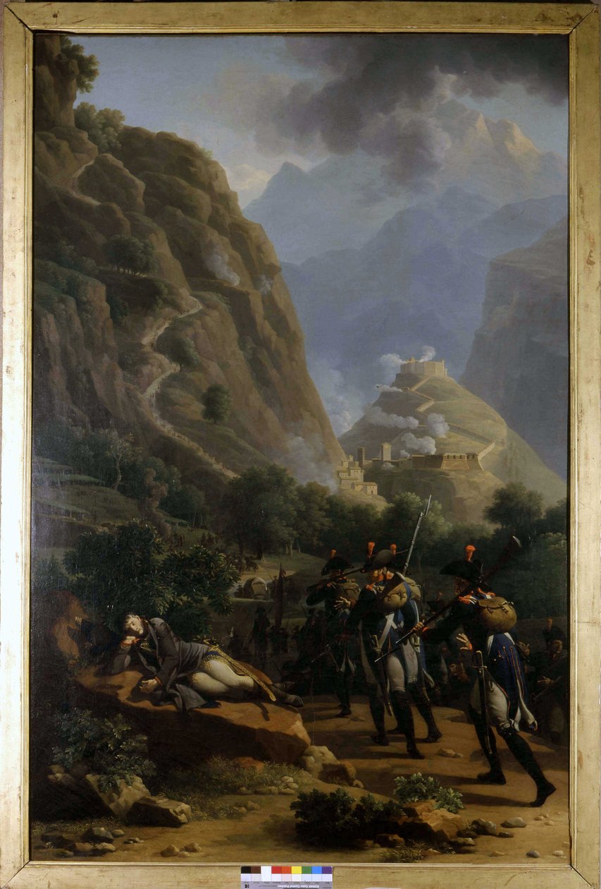 Napoleon am Fort de Bard - von Nicholas-Antoine Taunay, frühes 19. Jahrhundert. von Nicolas Antoine Taunay