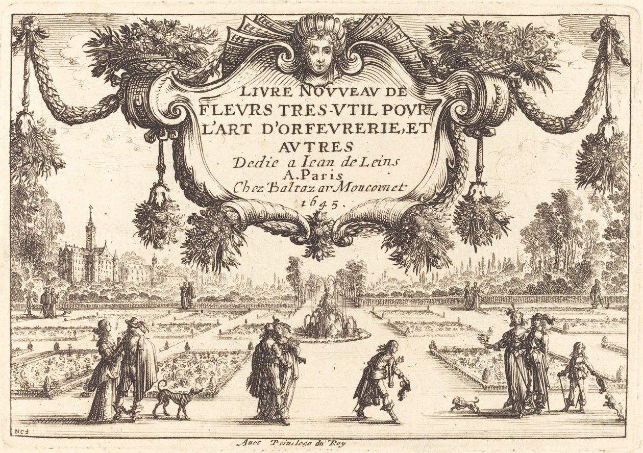 Titelseite von Nicolas Cochin after Balthasar Moncornet