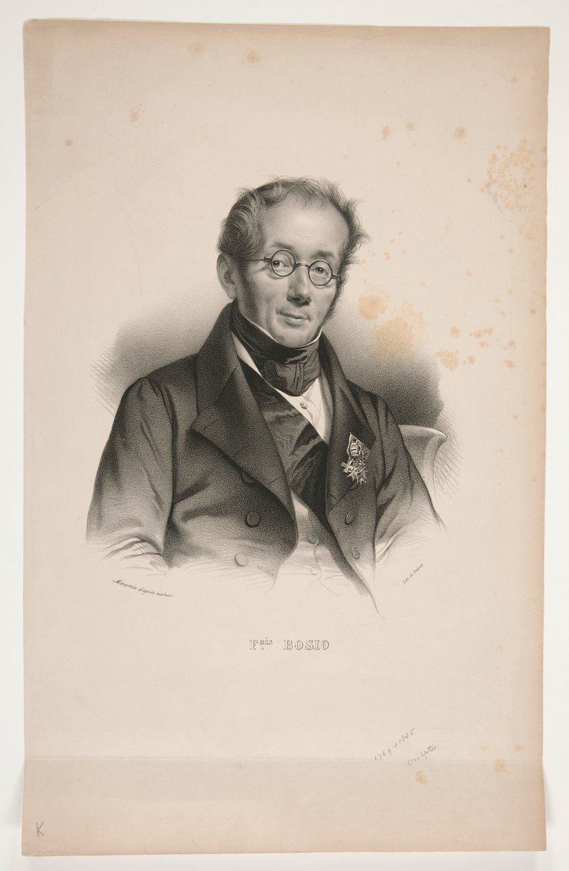Porträt von [Baron François-Joseph] Bosio von Nicolas Eustache Maurin