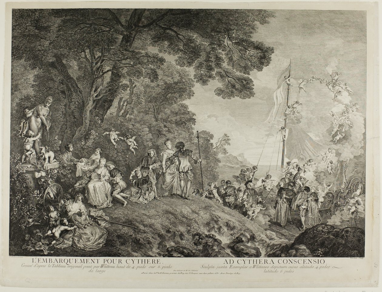 Wallfahrt zur Insel Kythera von Nicolas Henri Tardieu