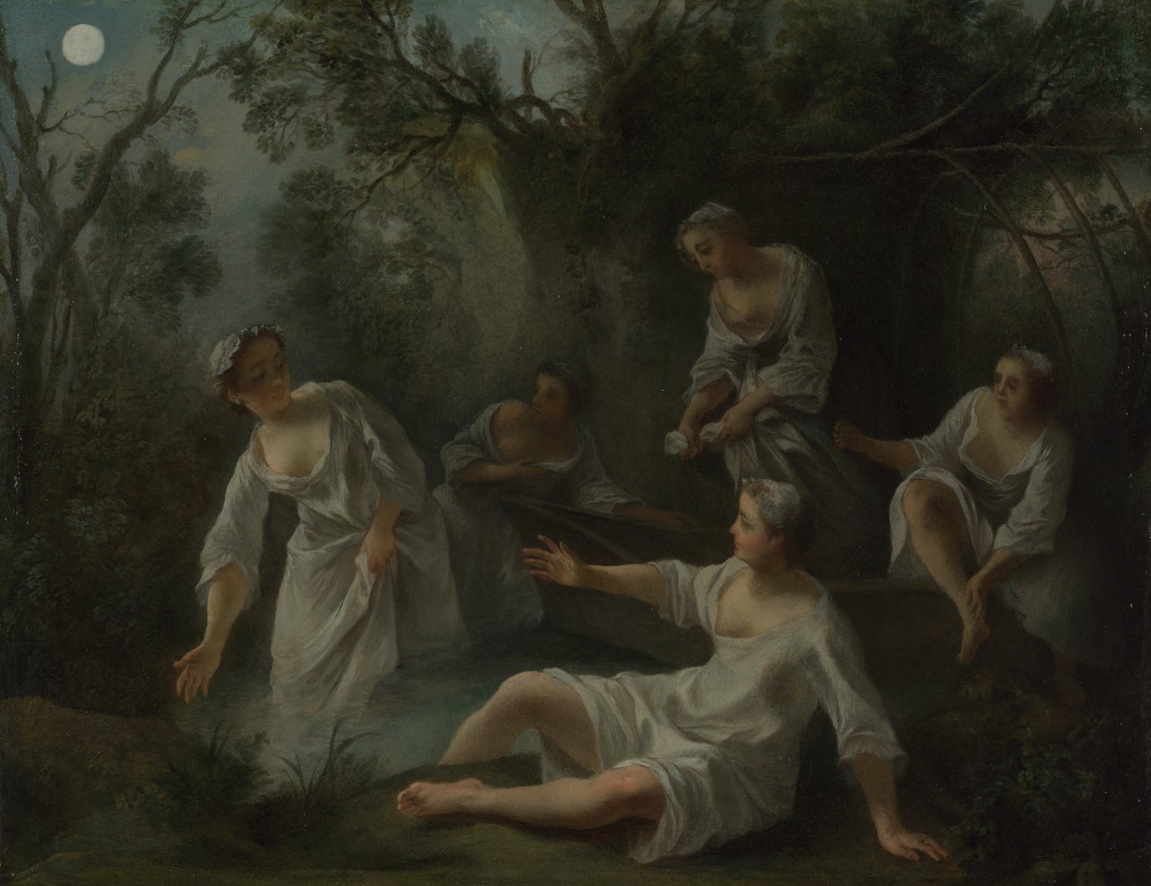 Die vier Tageszeiten: Abend, ca. 1740 von Nicolas Lancret