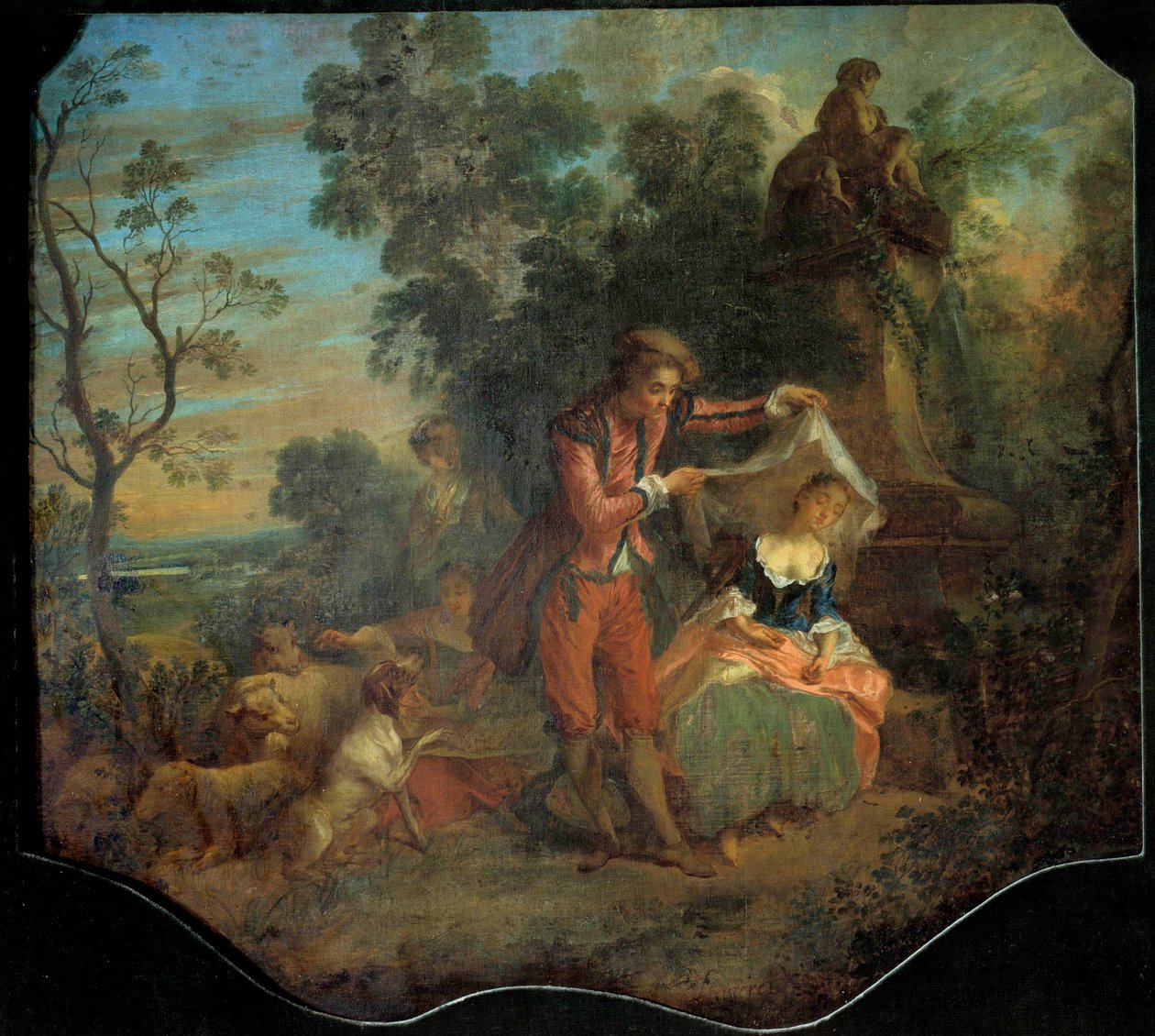 Der indiskrete Schäfer von Nicolas Lancret