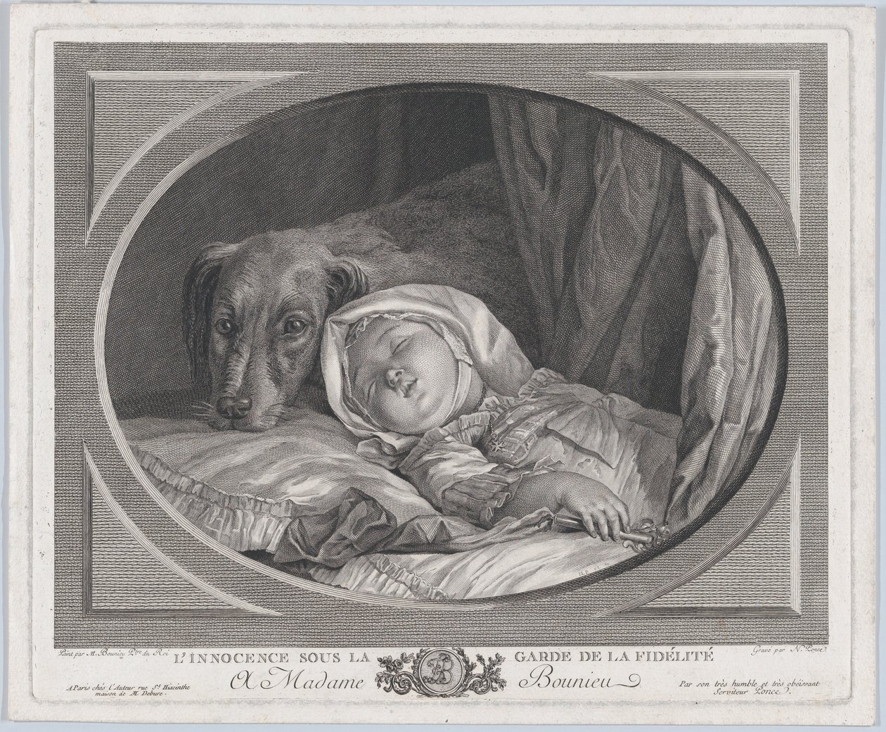 Unschuld bewacht von Treue von Nicolas Ponce