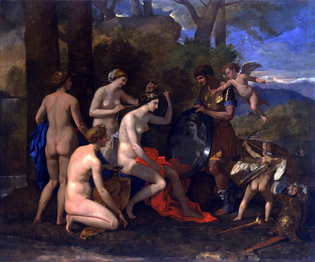 Venus und Mars von Nicolas Poussin