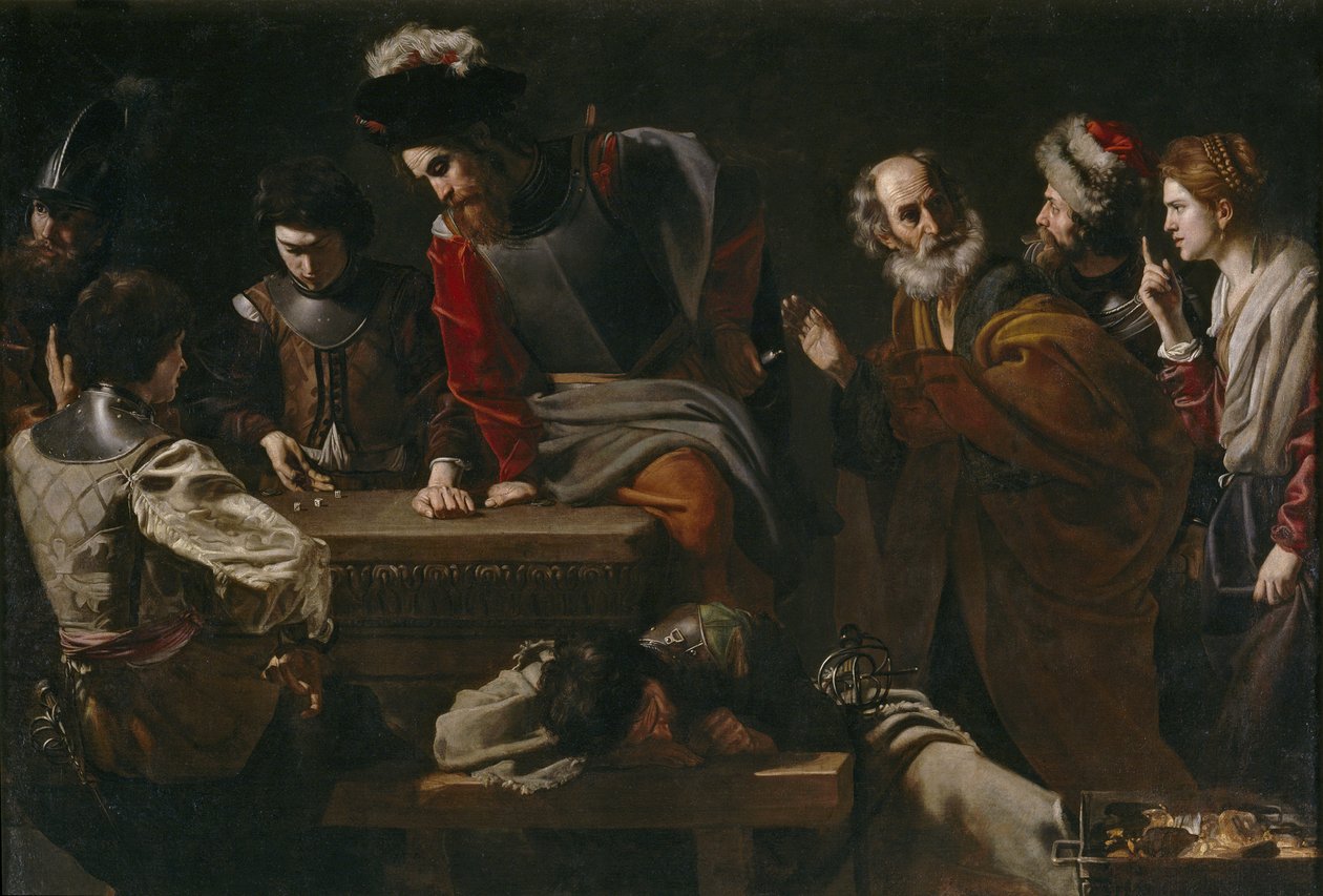 Die Verleugnung des Heiligen Petrus, ca. 1625 von Nicolas Tournier