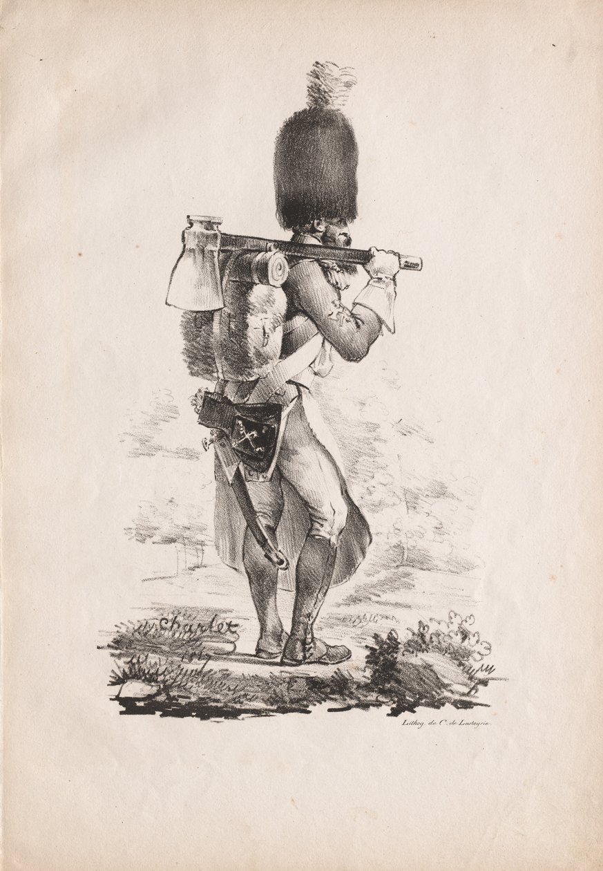 Militärische Kostüme: Infanteriepionier von Nicolas Toussaint Charlet