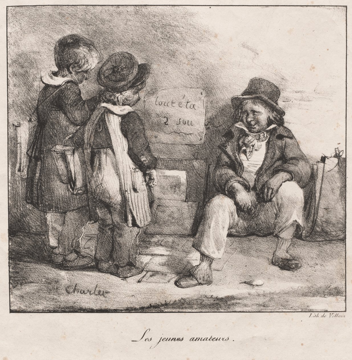 Skizzenbuch für kleine Kinder: Die jungen Amateure von Nicolas Toussaint Charlet