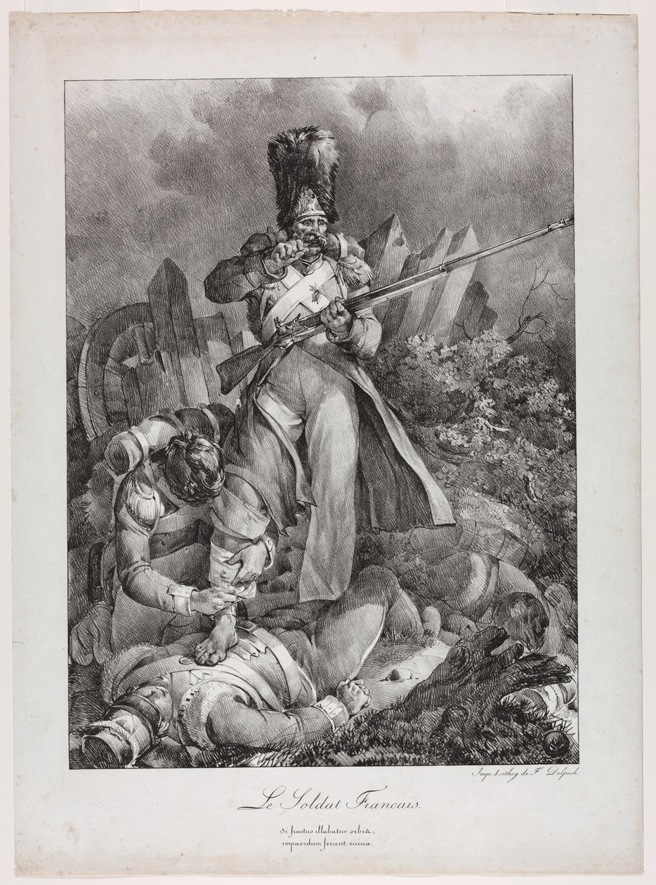 Der französische Soldat, 1818 von Nicolas Toussaint Charlet