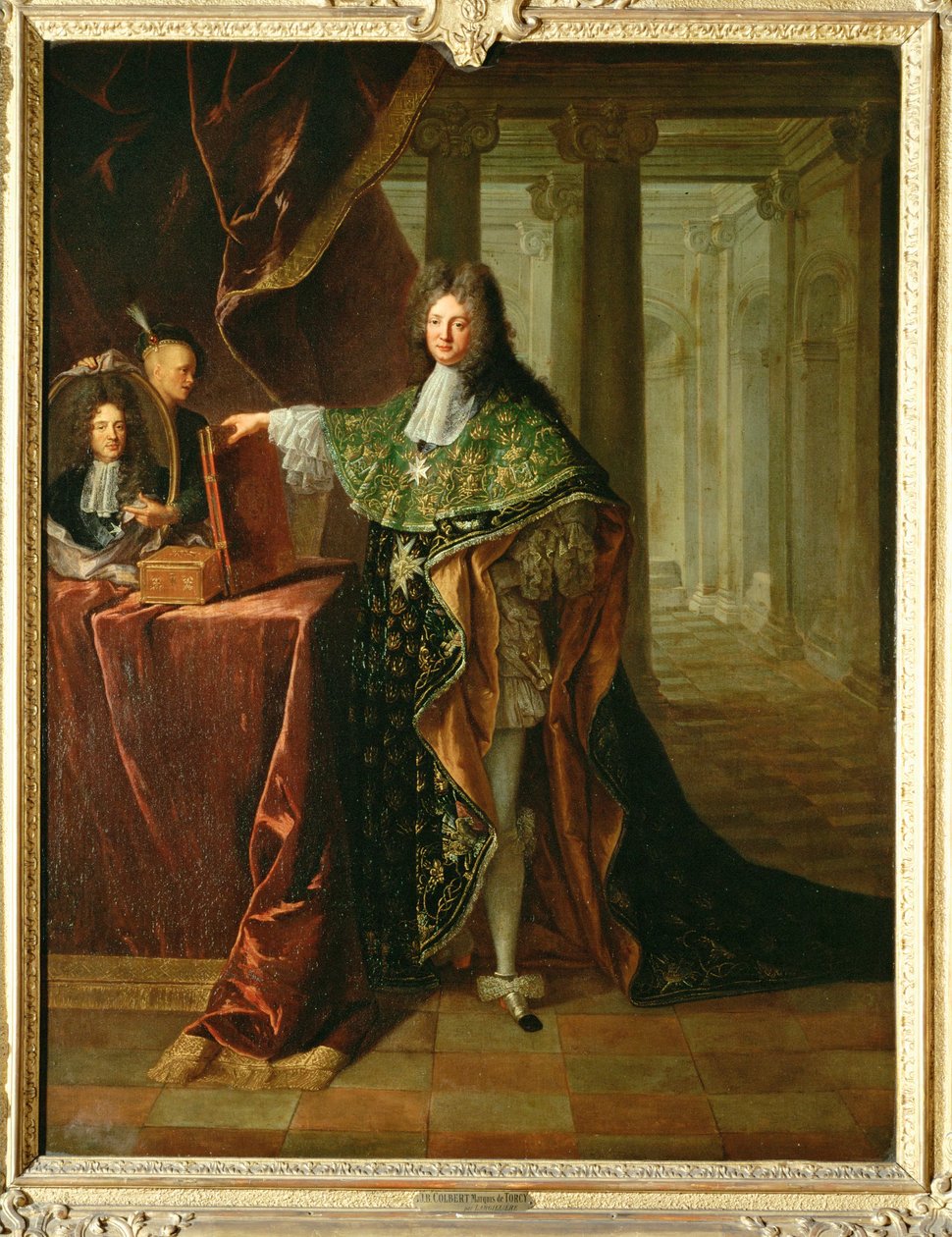 Jean-Baptiste Colbert, Marquis de Torcy, Neffe des großen Colbert; Minister und Diplomat im Dienst von Ludwig XIV von Nicolas de Largillière