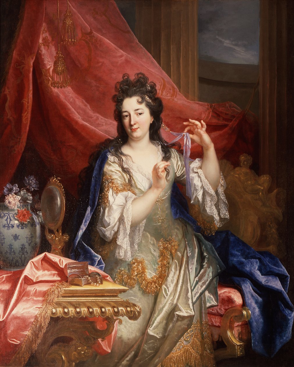 Porträt einer Frau, um 1696 von Nicolas de Largillière