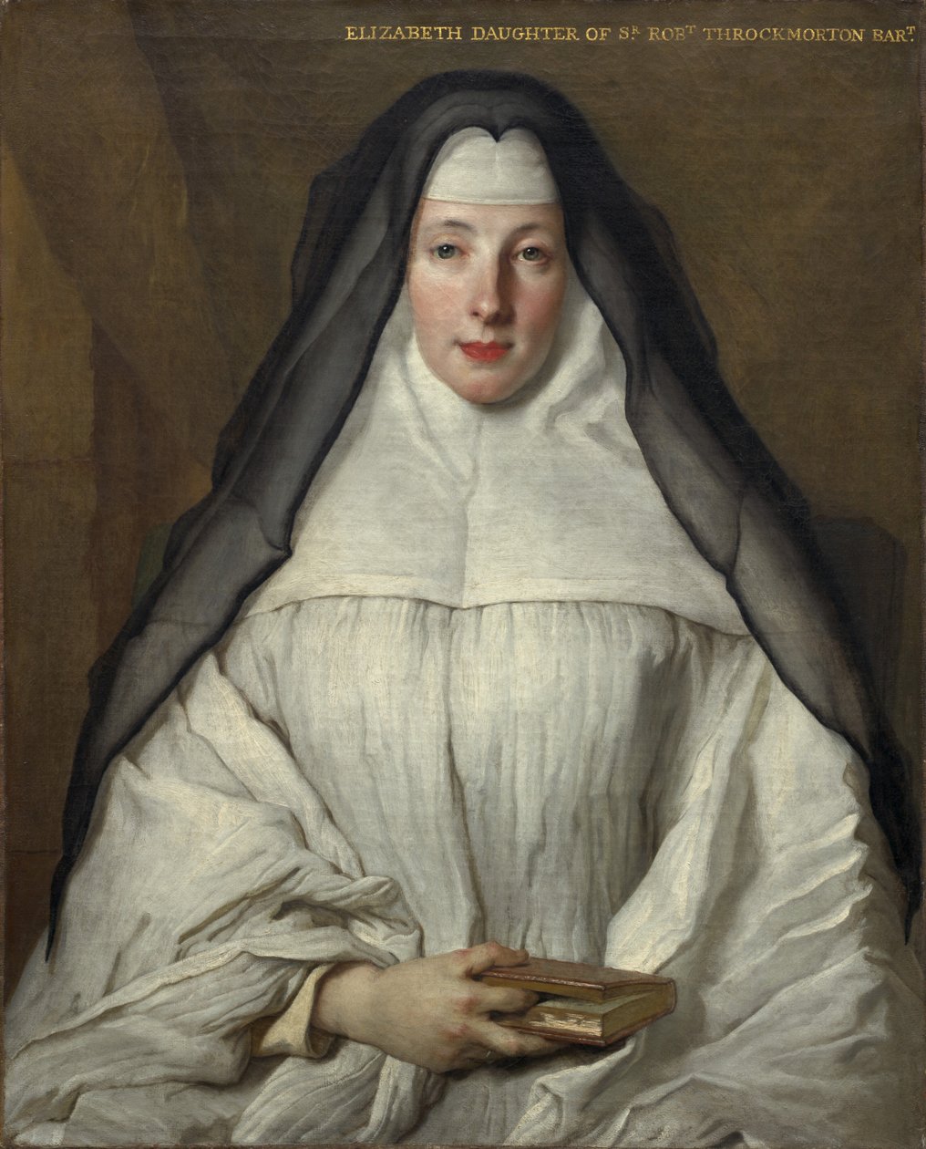 Elizabeth Throckmorton, Kanonissin des Ordens der Englischen Augustinerinnen von Nicolas de Largillière