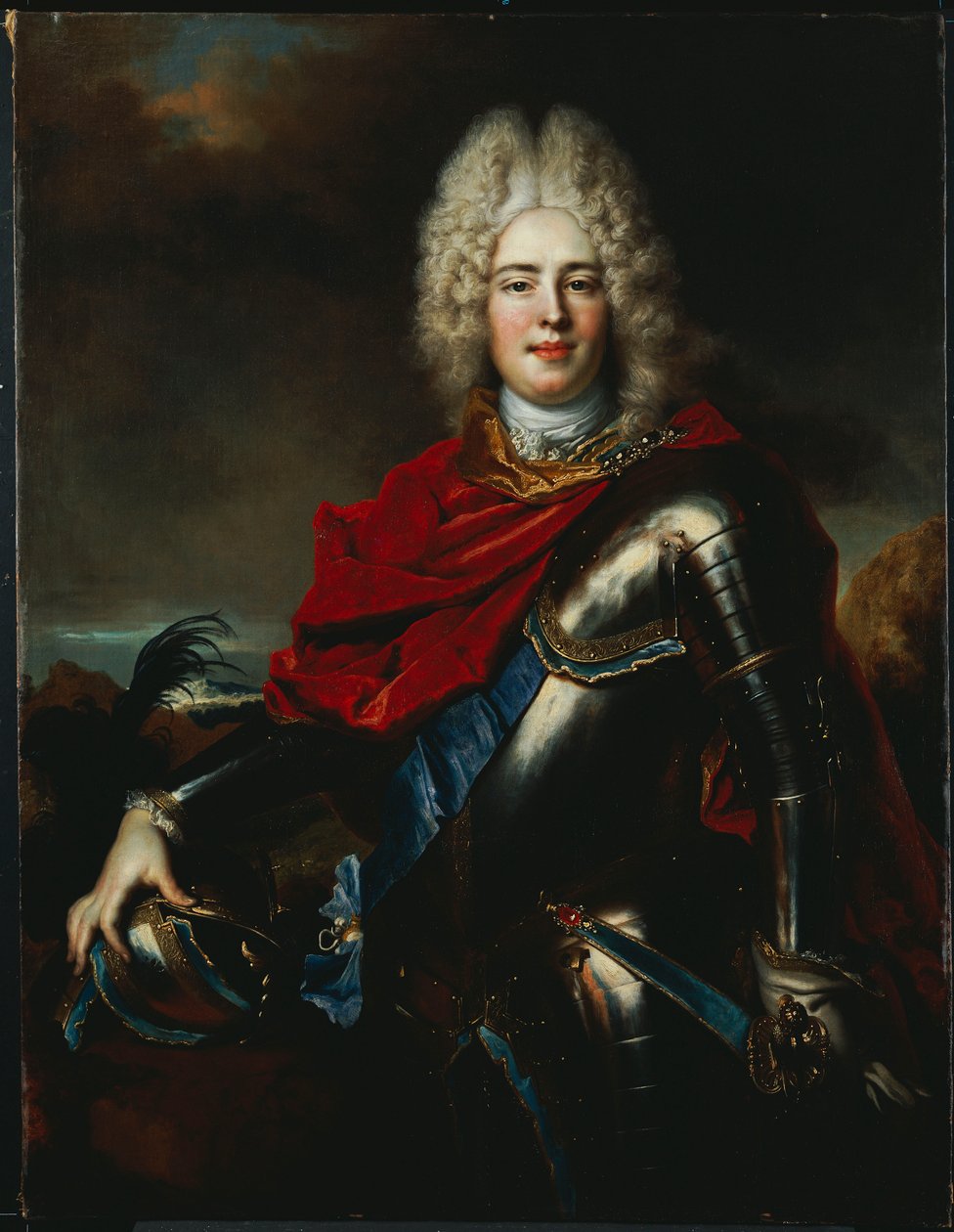 Porträt von Friedrich August II. von Sachsen von Nicolas de Largillière
