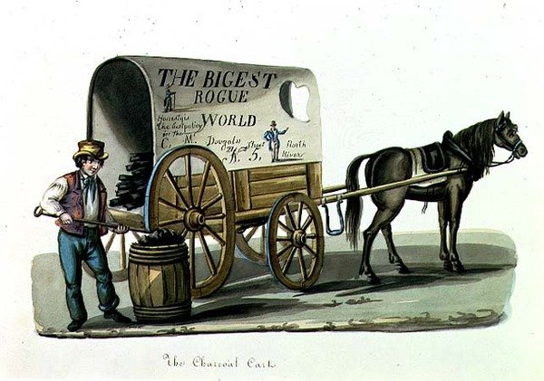 Der Kohlenwagen von Nicolino Calyo