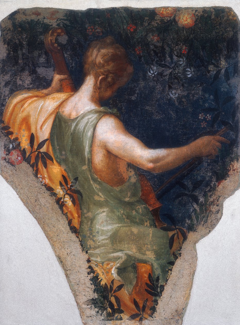 Musikerfiguren von Nicolo dell Abate