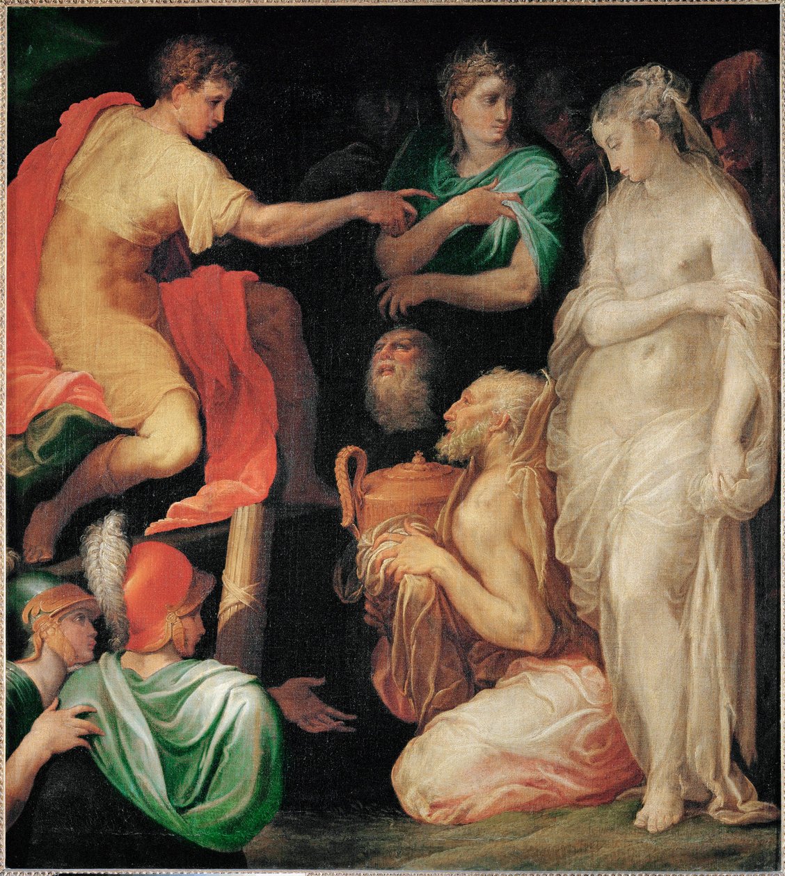 La continence de Scipio - Die Mäßigung des Scipio von Nicolò dell