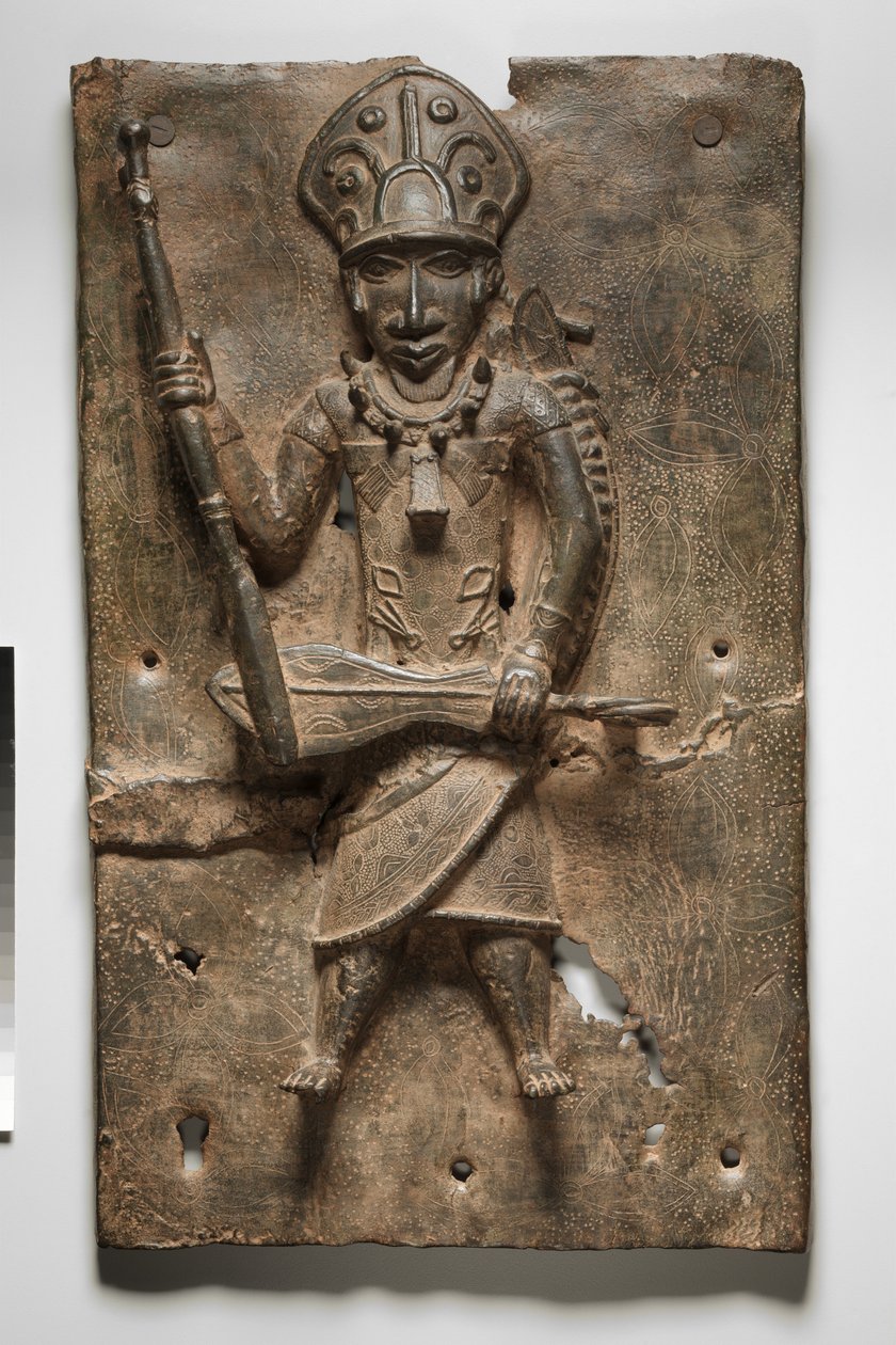 Plakette, möglicherweise 1500er-1600er Jahre von Nigerian Nigerian