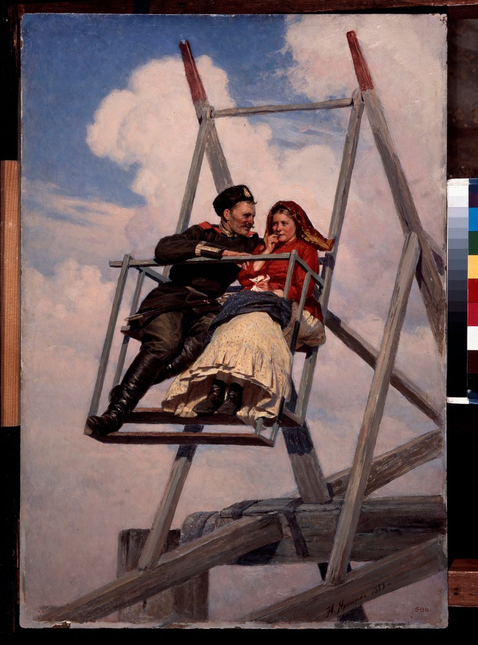 Auf der Schaukel von Nikolai Aleksandrovich Yaroshenko