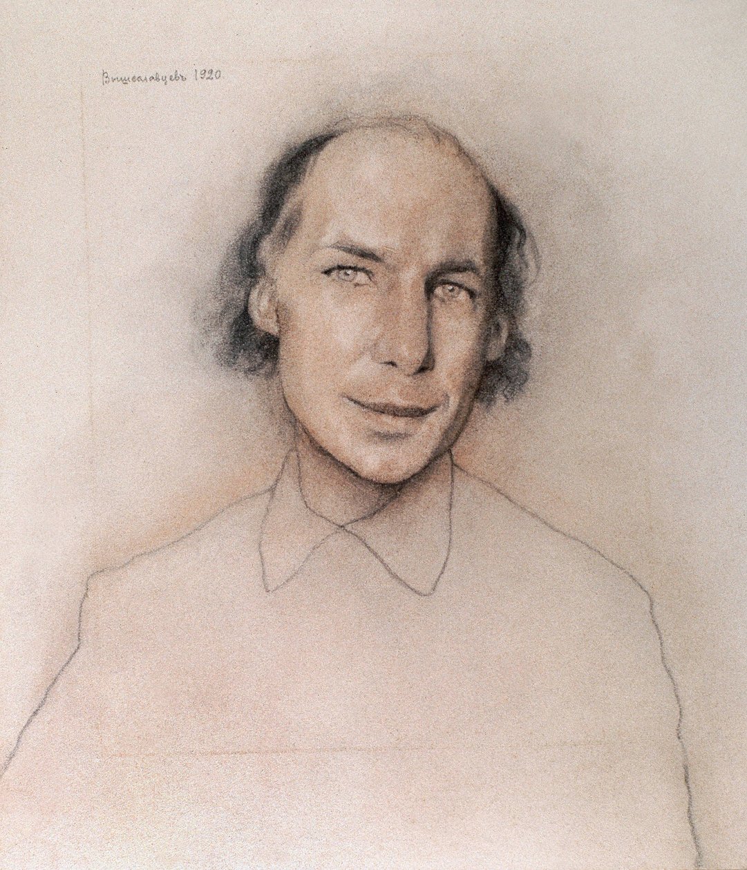 Porträt des russischen Schriftstellers Andrei Biely (oder Belyj oder Beli) von Nikolai Nikolayevich Vysheslavtsev