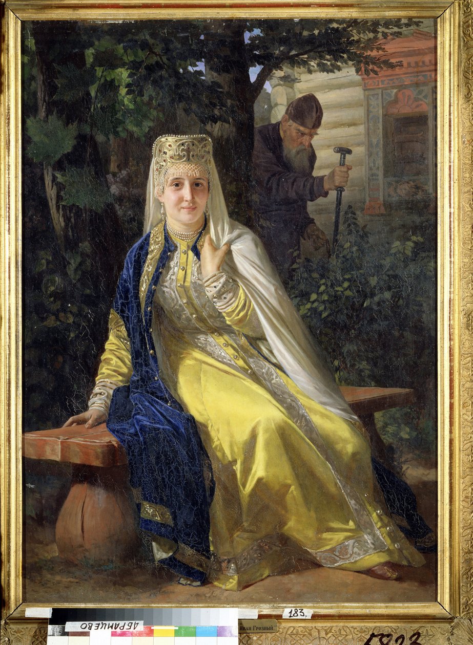Vasilisa Melentyevna und Zar Iwan der Schreckliche von Nikolai Vasilievich Nevrev