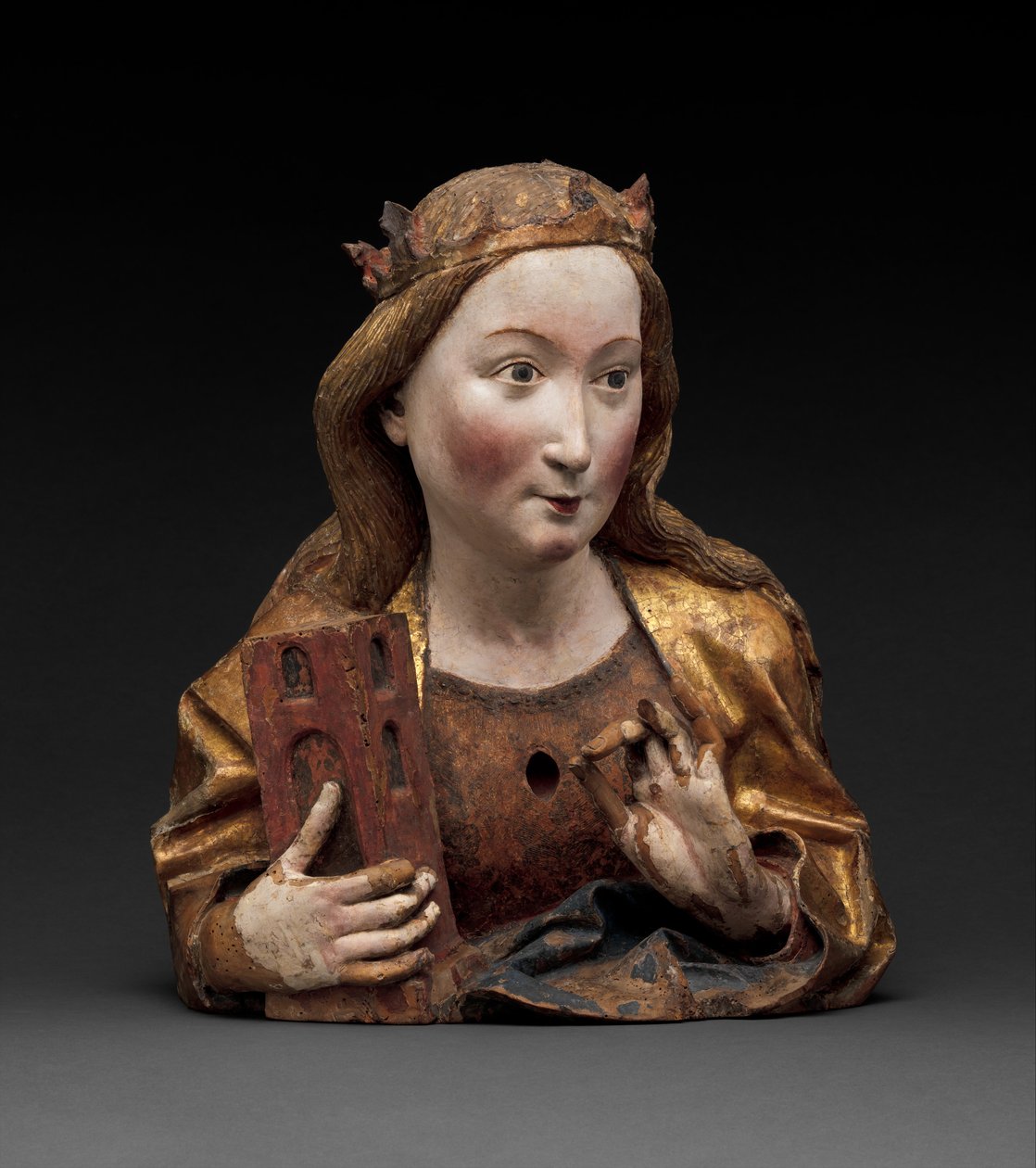 Reliquienbüste der Heiligen Barbara, ca. 1465 von Nikolaus Gerhaert von Leyden