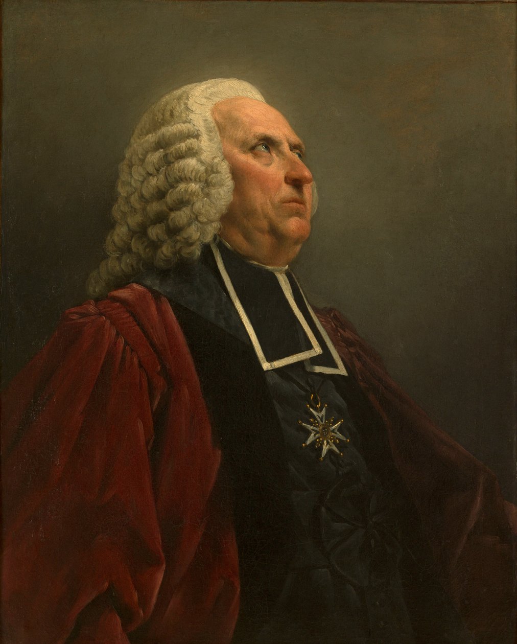 Porträt des Schriftstellers Louis-Sébastien Mercier von Noel Halle