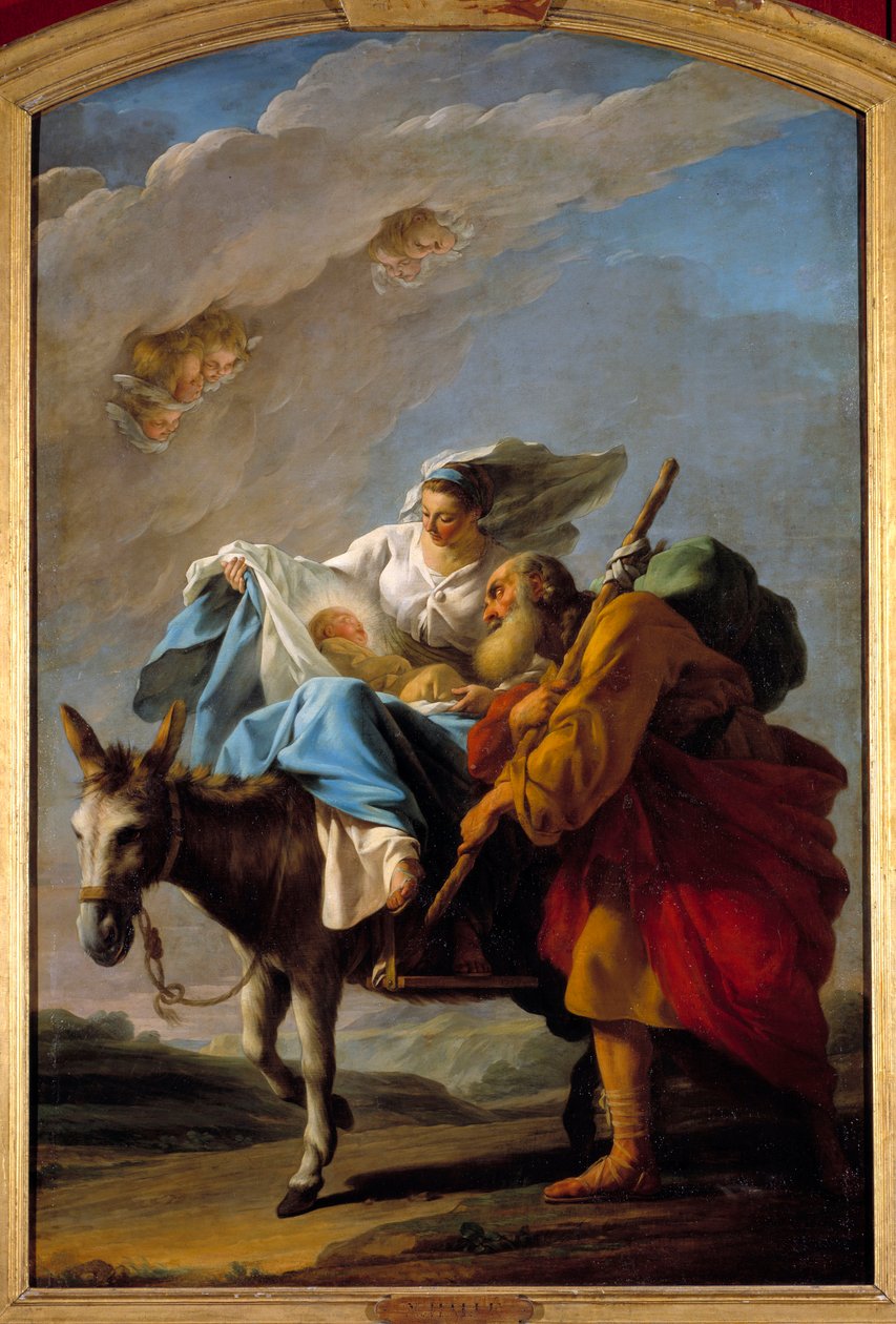 Die Flucht nach Ägypten von Noel Halle