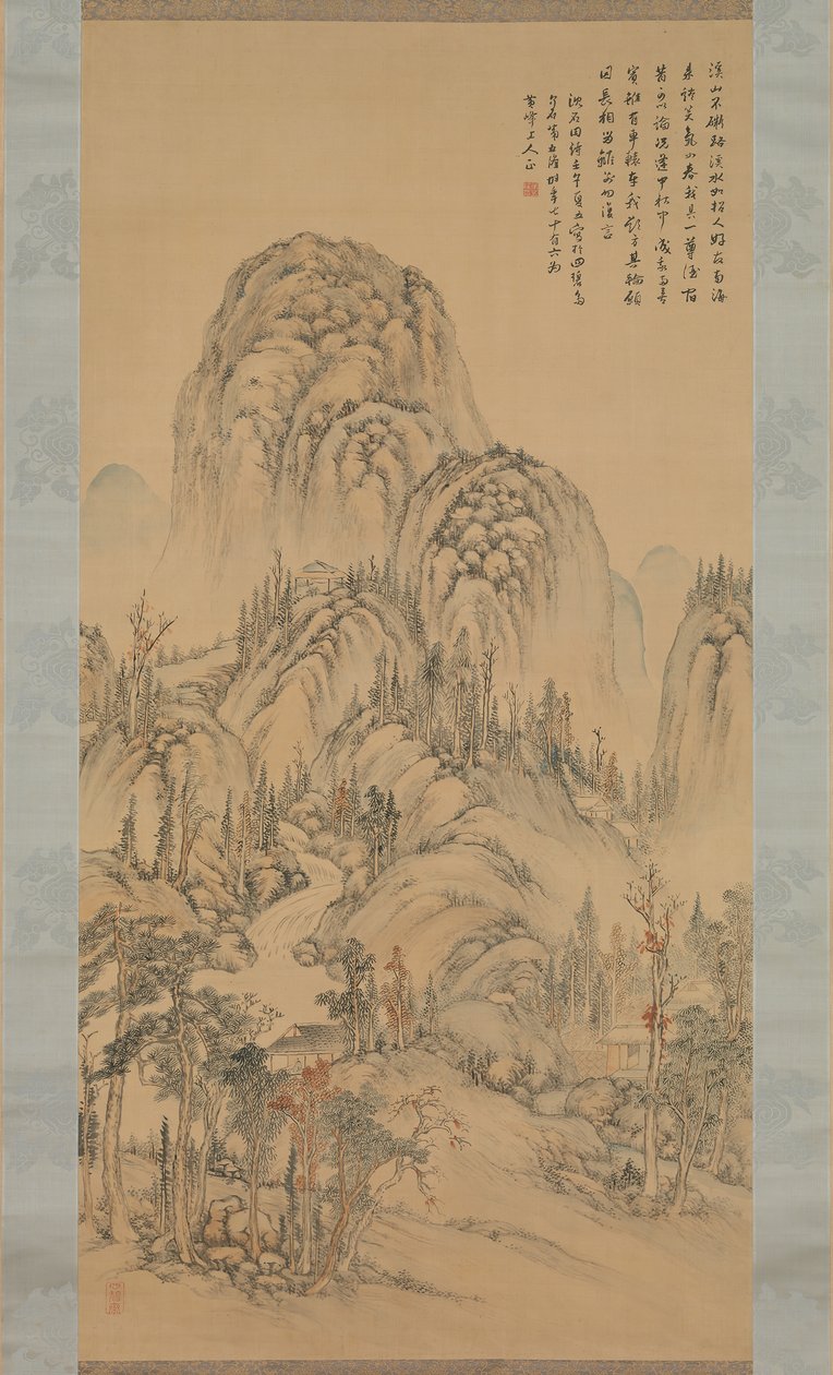Treffen mit einem Freund an einem Herbsttag, 1822 von Noro Kaiseki