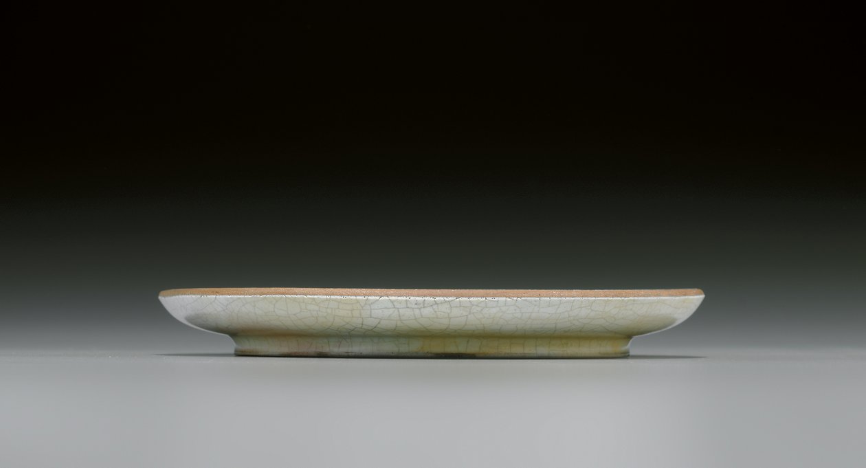 Seltener Ruyao-Teller von Northern Song Dynasty Chinese School
