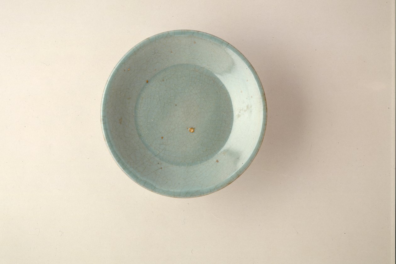 Seltener Ruyao-Flachteller von Northern Song Dynasty Chinese School