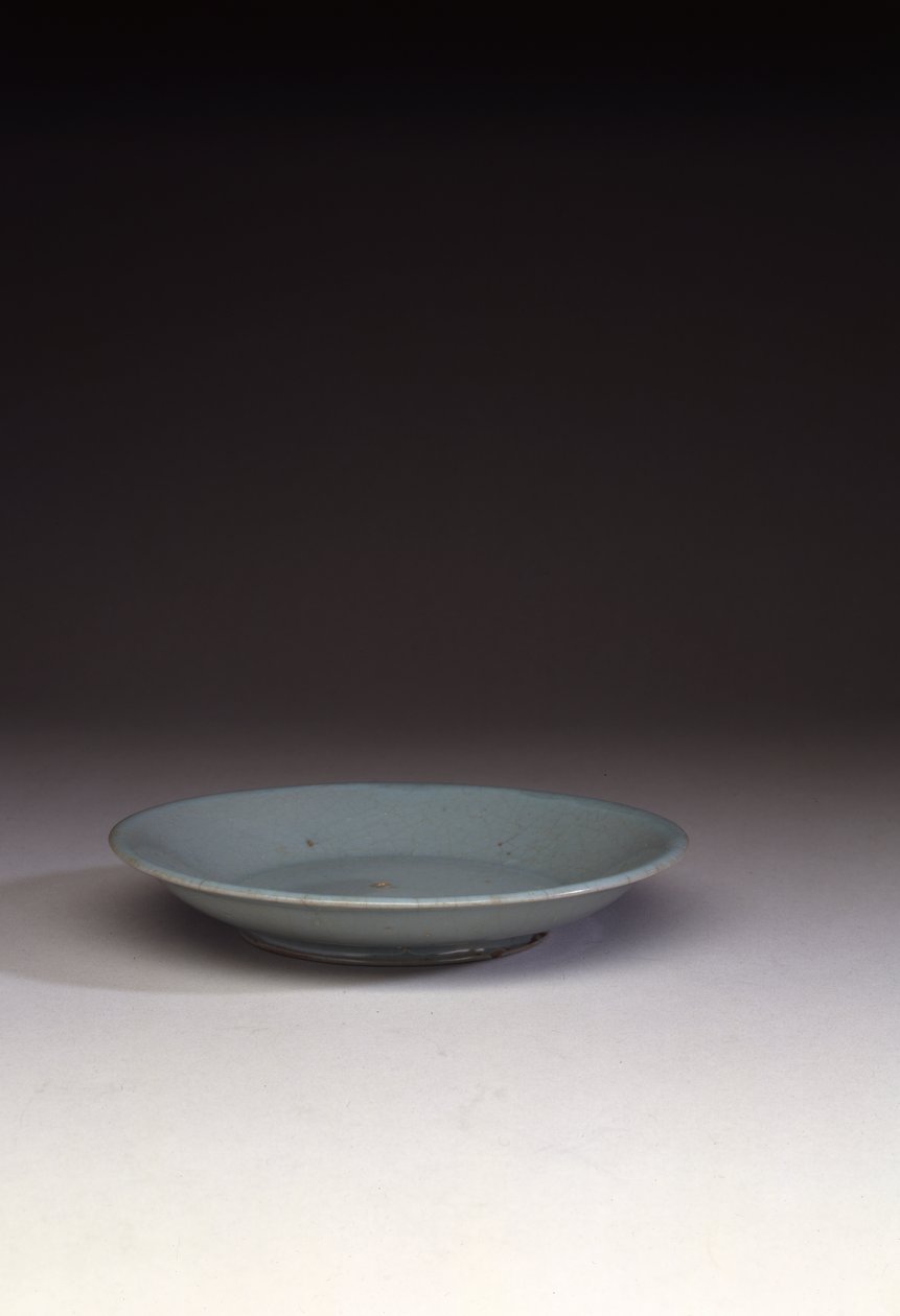 Seltener Ruyao-Flachteller von Northern Song Dynasty Chinese School