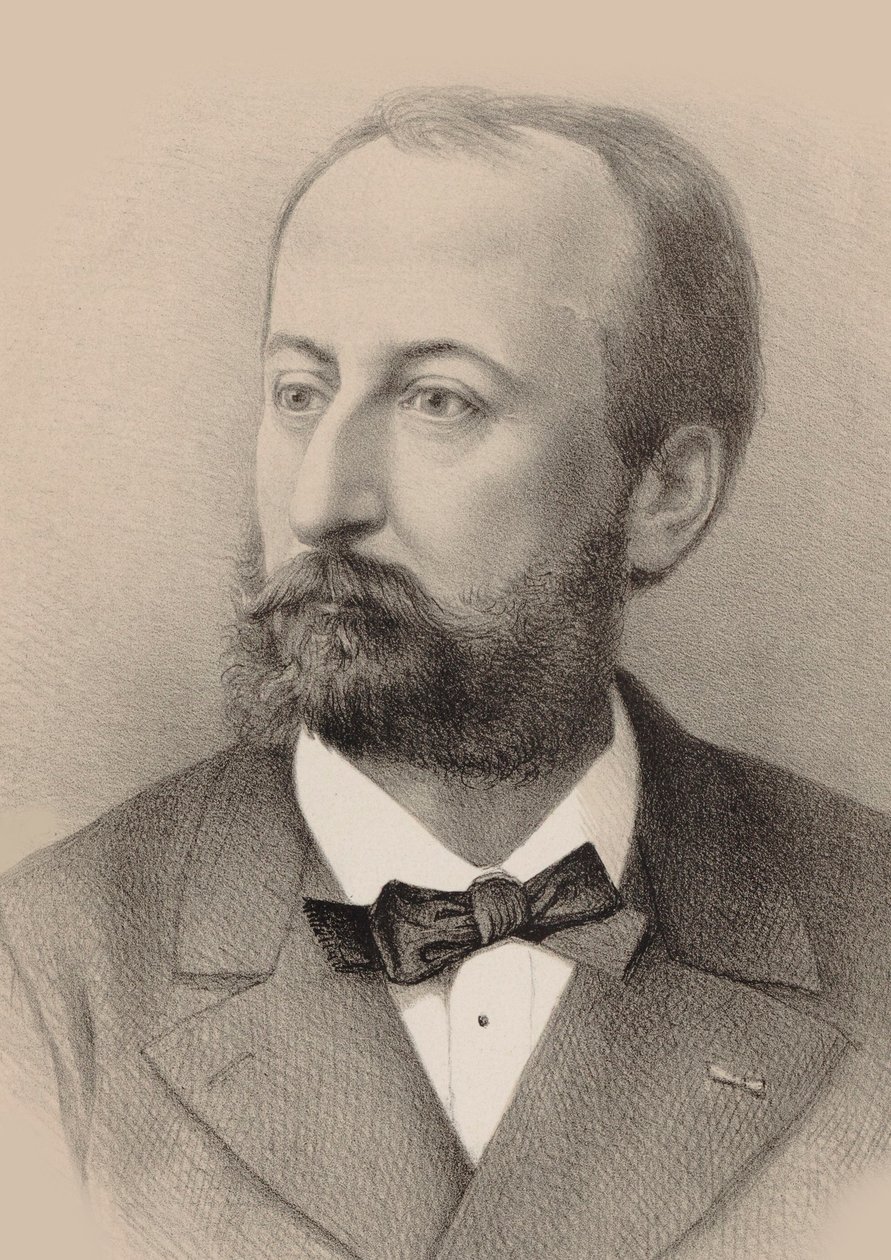 Porträt des Komponisten Camille Saint-Saëns 1835-1921, 1879 von Octave Edouard Jean Jahyer