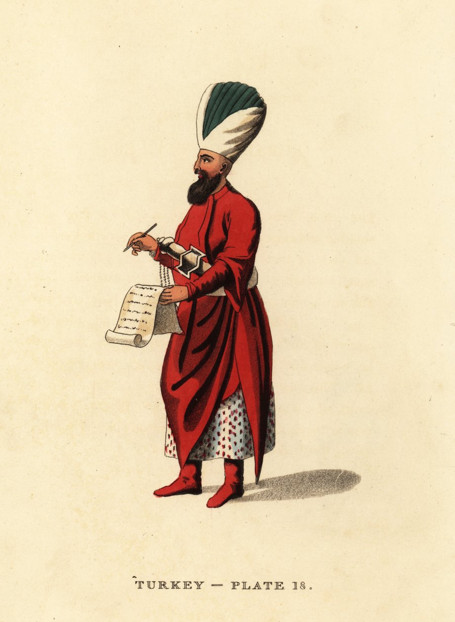 Subalterner Offizier der Janitscharen, die osmanische Infanterie von Octavian (after) Dalvimart