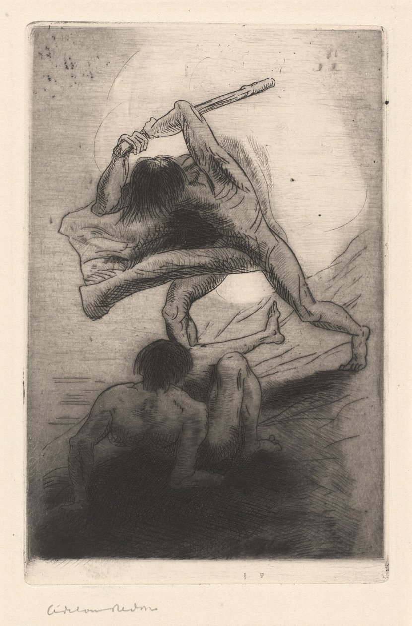 Kain und Abel von Odilon Redon