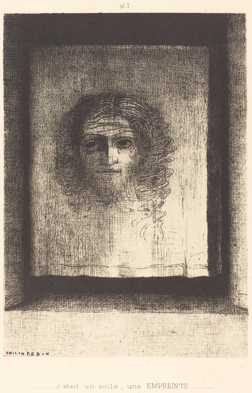Es war ein Schleier, ein Abdruck von Odilon Redon