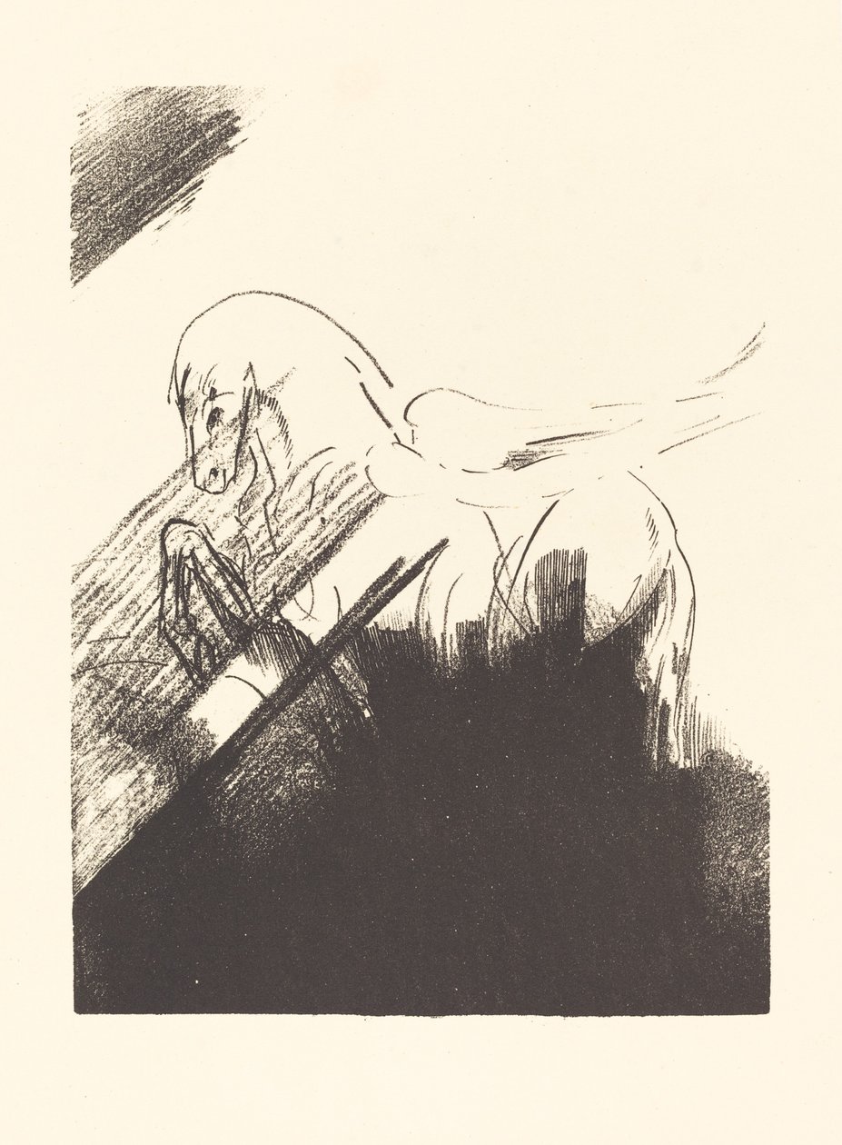 Geflügeltes Pferd von Odilon Redon