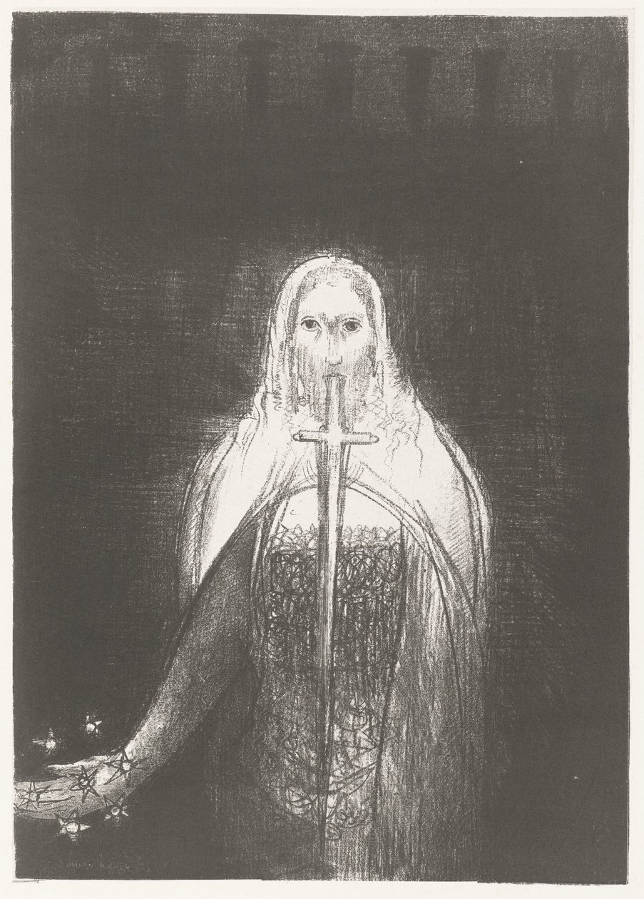 Christus mit Sternen in der Hand von Odilon Redon
