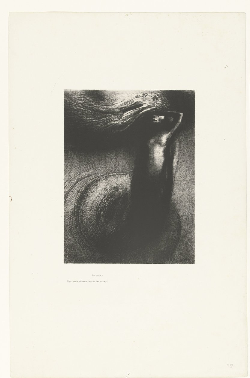 Der Tod: Meine Ironie übertrifft alle anderen! von Odilon Redon