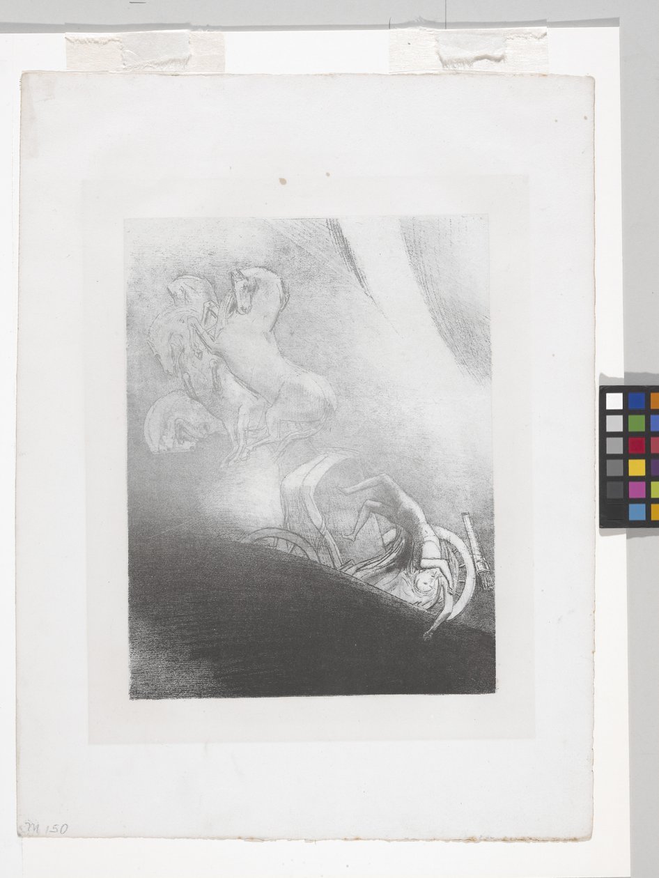 Er fällt in den Abgrund... von Odilon Redon