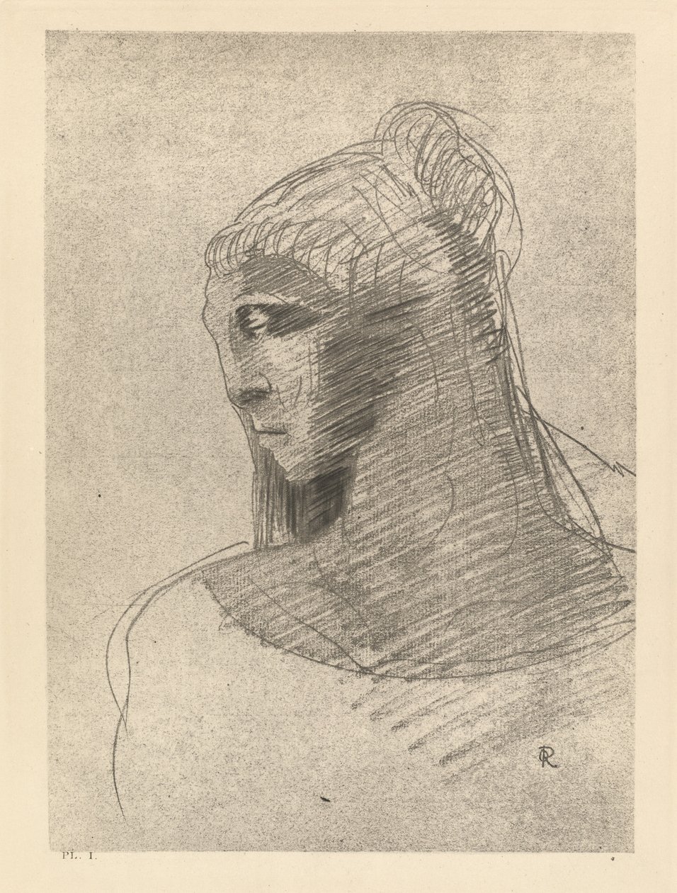Ich verehre dich wie das Gewölbe des Nachthimmels, o Gefäß der Traurigkeit, o große Schweigsame von Odilon Redon