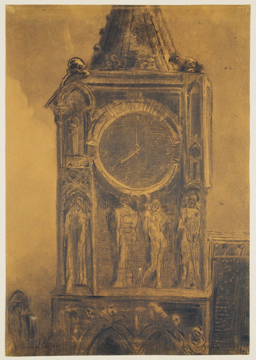 Die tiefe Glocke von Sainte-Gudule von Odilon Redon