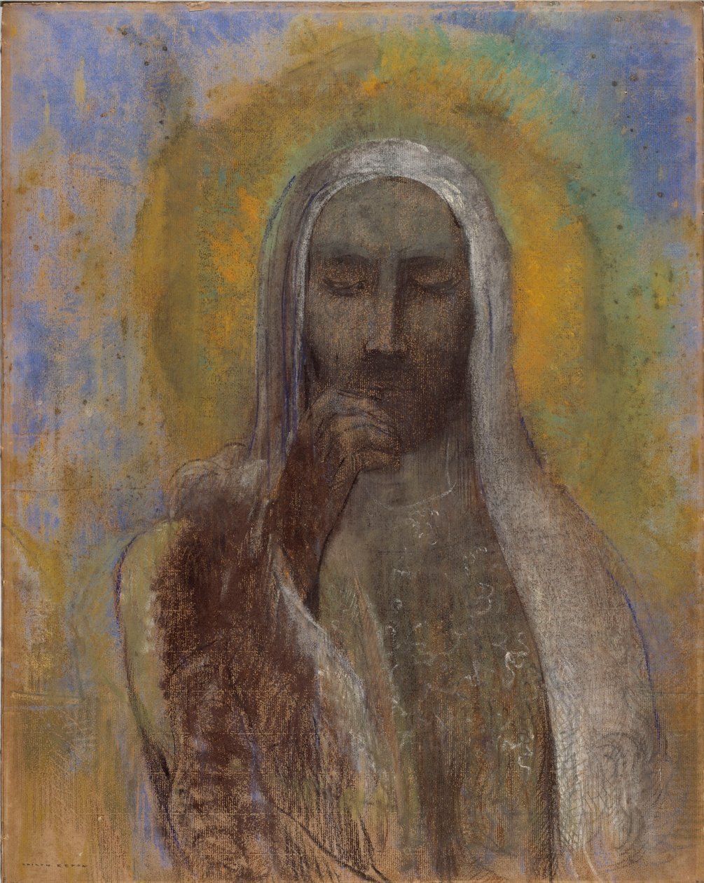 Der Christus der Stille von Odilon Redon