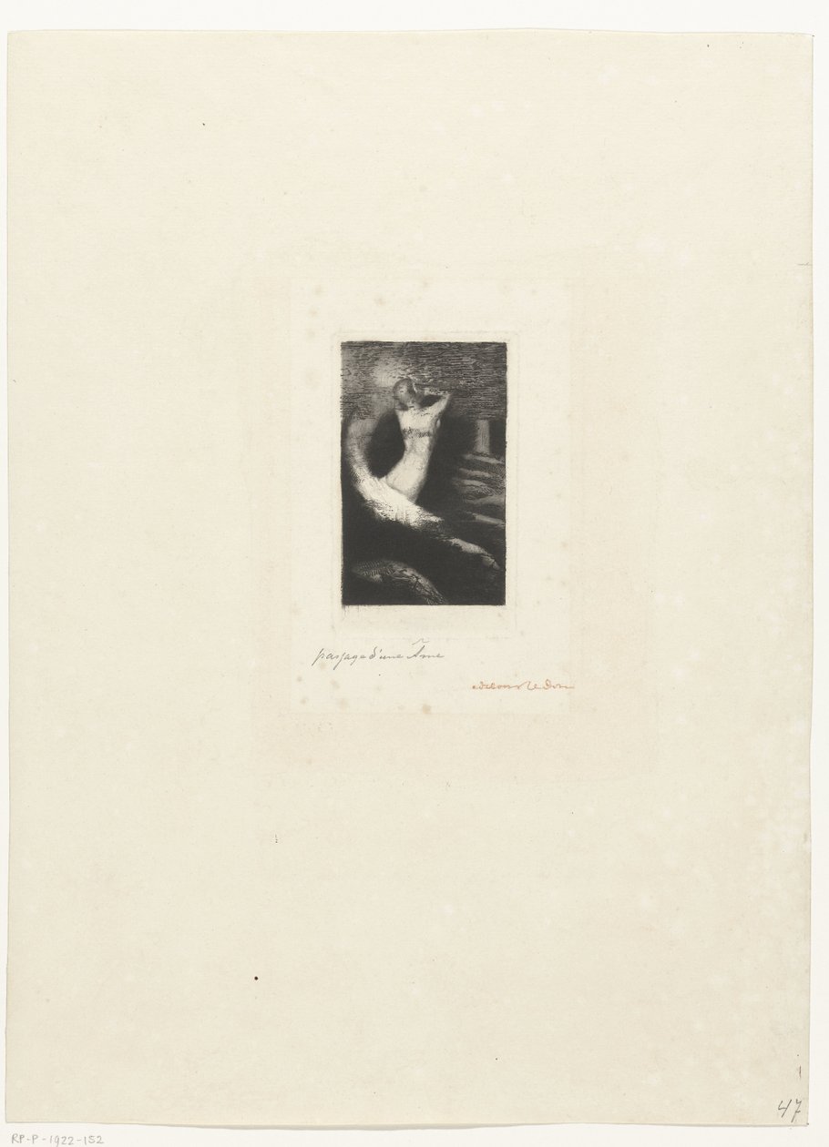 Überfahrt der Seele von Odilon Redon