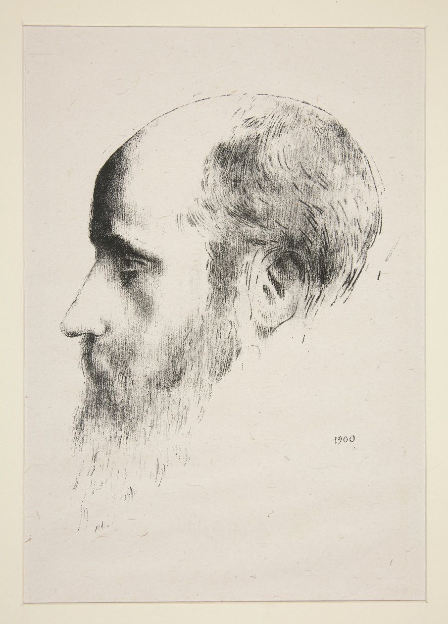 Porträt von Eduard Vuillard von Odilon Redon