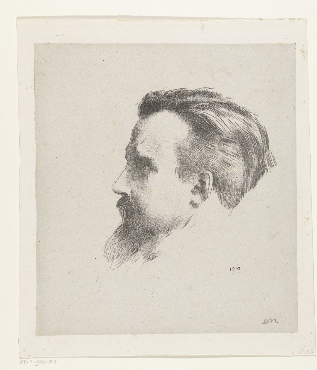 Porträt von Maurice Denis von Odilon Redon