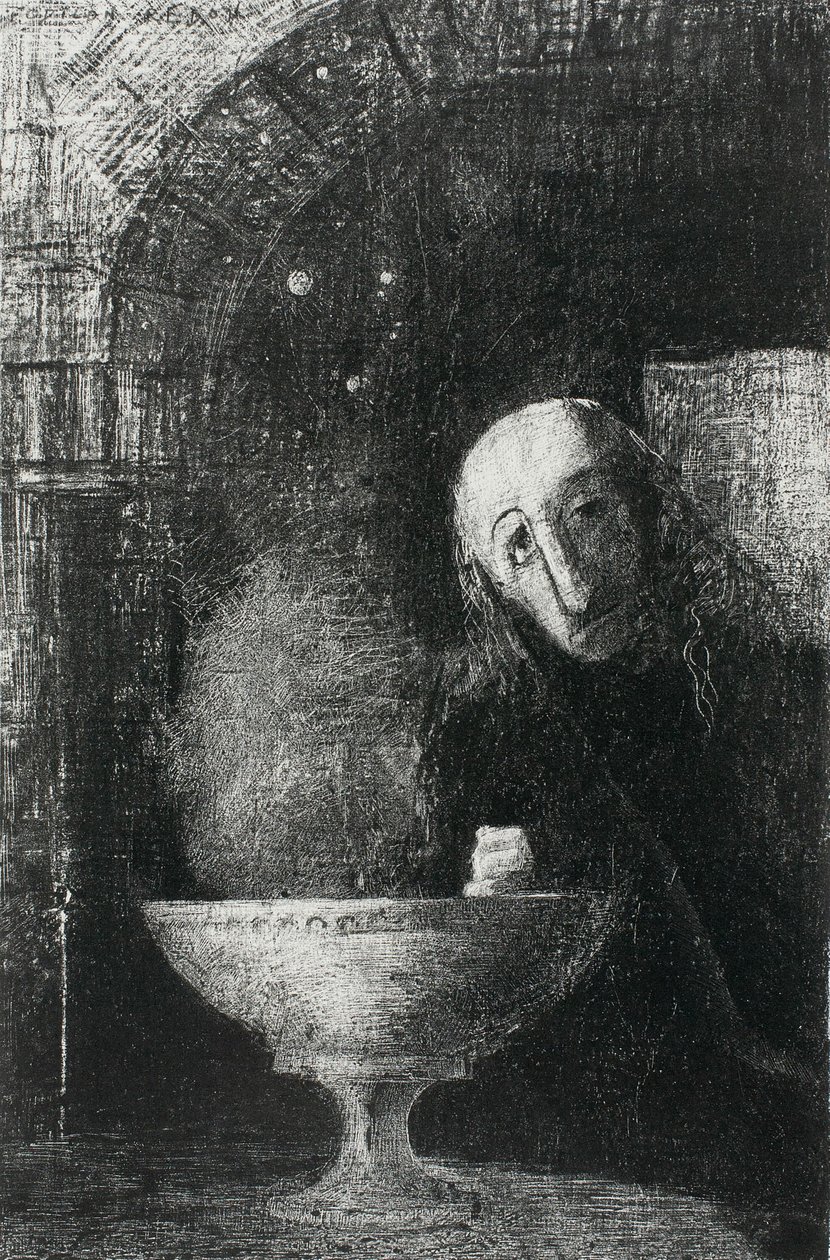 Die unendliche Suche, aus Nacht von Odilon Redon